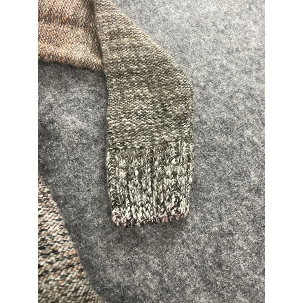 Prana Sweater Women Small Tunic Gray Turtle Neck Wool Blend Pullover Knit N38